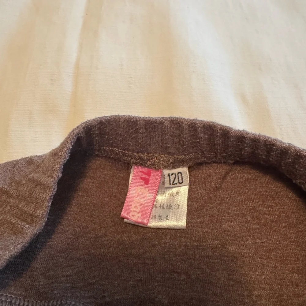 Toddler/Girls Brown Skirted Leggings with Cute Cat Detail - Picture 6 of 7